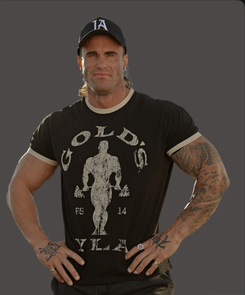 Golds Gym Ringer Tees