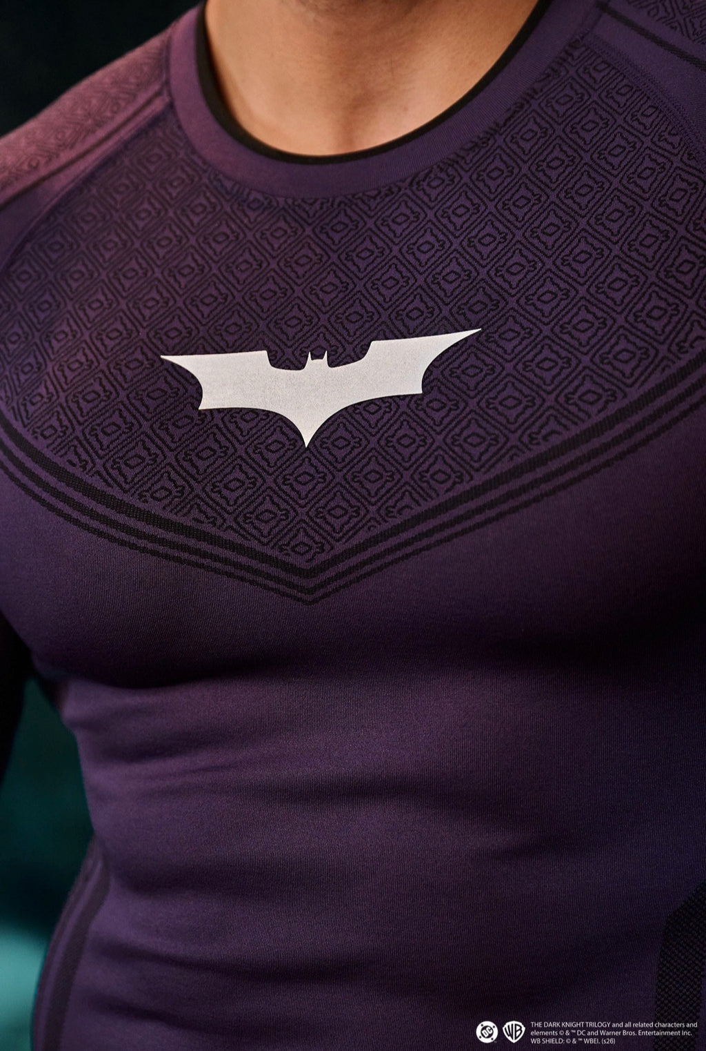 8004 - Batman Compression Longsleeves - Purple (edición limitada)