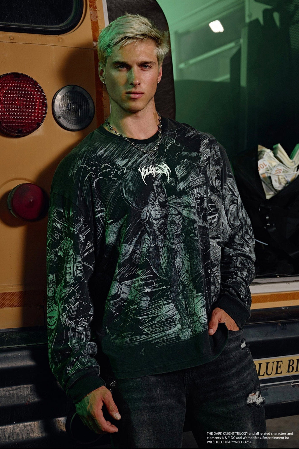8002 - Batman Comic Longsleeve