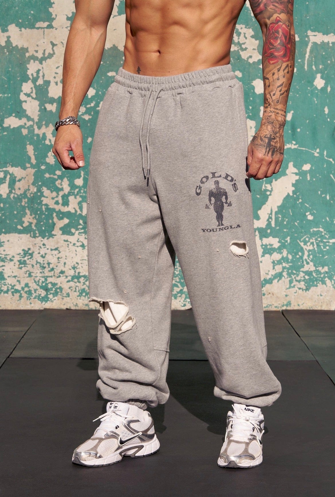 2054 - Gold's Iron Legacy Layered Joggers