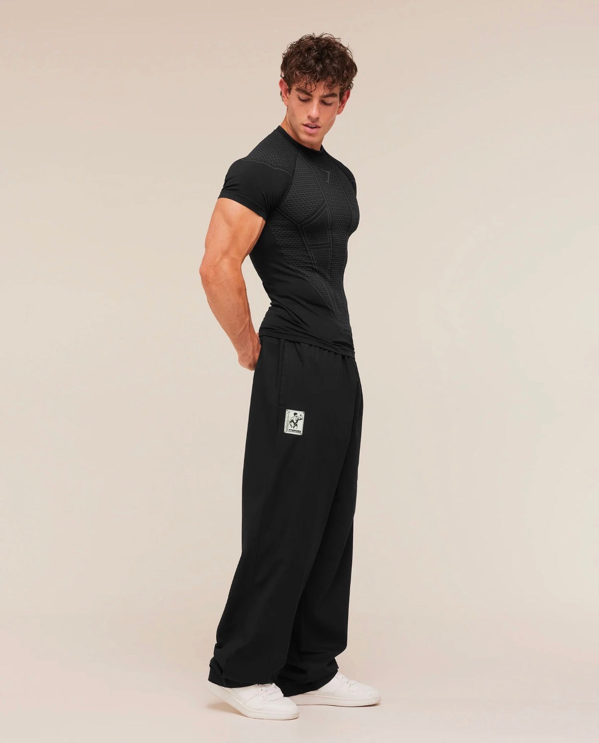 Gymshark Onyx V1 T-Shirt - Black/ Onyx Grey