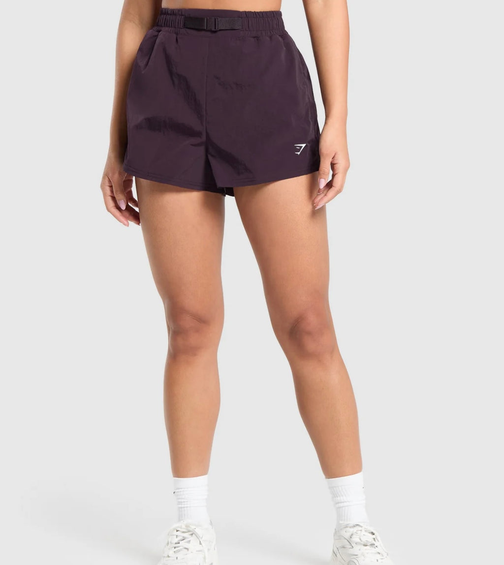 BUCKLE WAISTED SHORTS