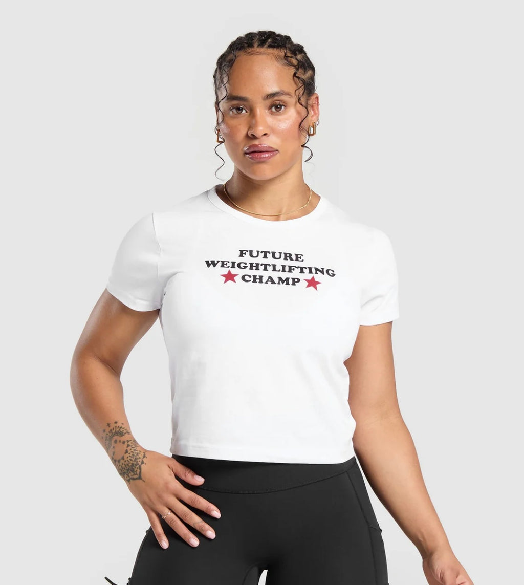 FUTURE WEIGHTLIFTING CHAMP BABY TEE