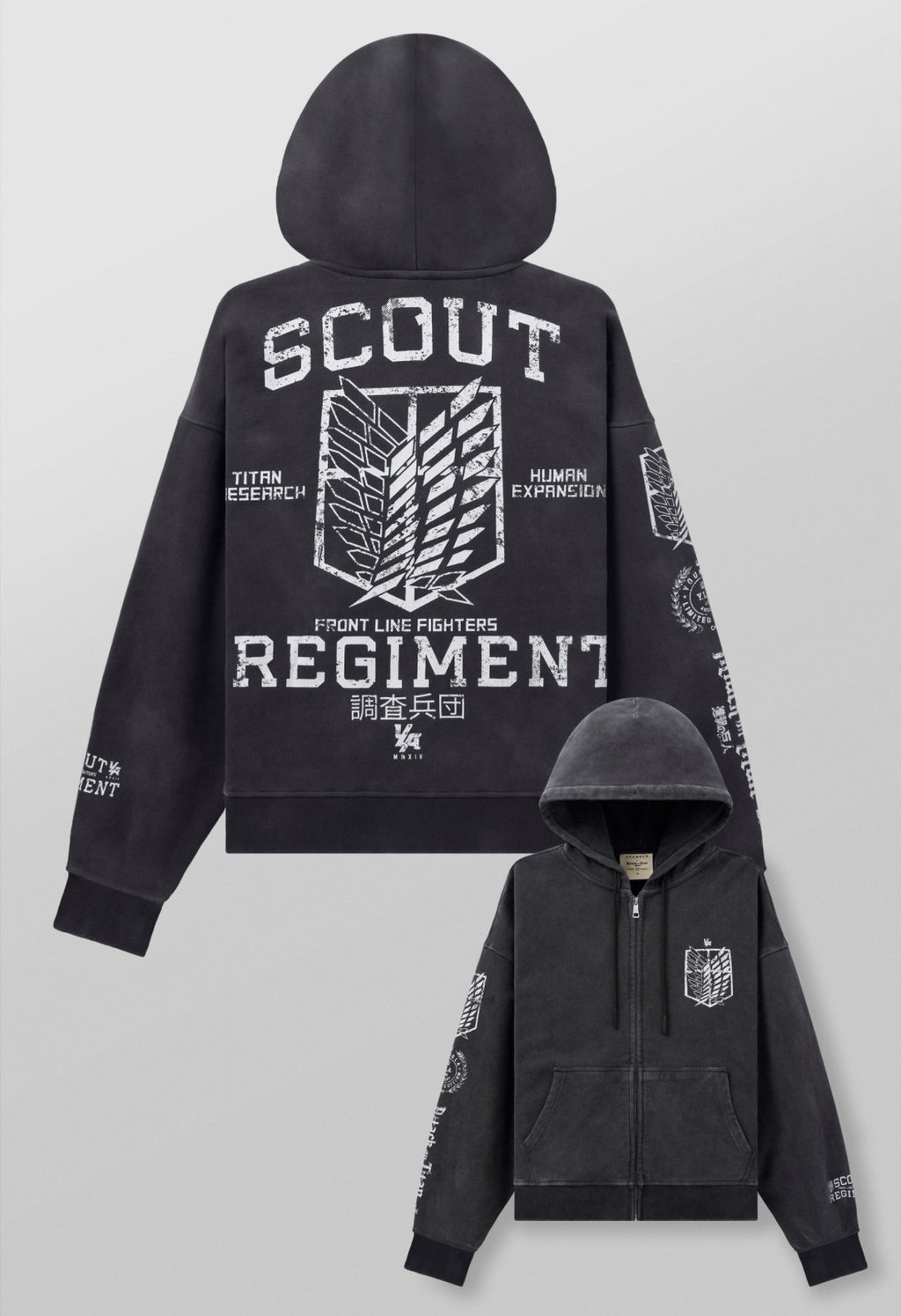 AOT© × YLA Zip-Up Hoodies