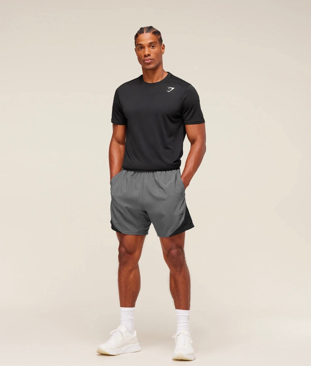 Gymshark Arrival Block 6" Shorts - Black