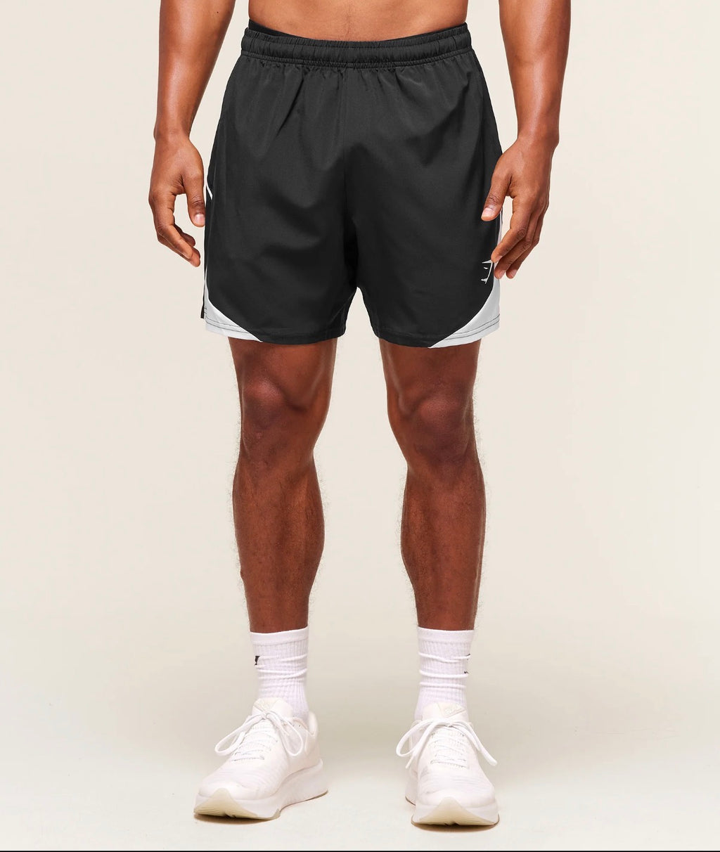 Gymshark Arrival Block 6" Shorts - Black