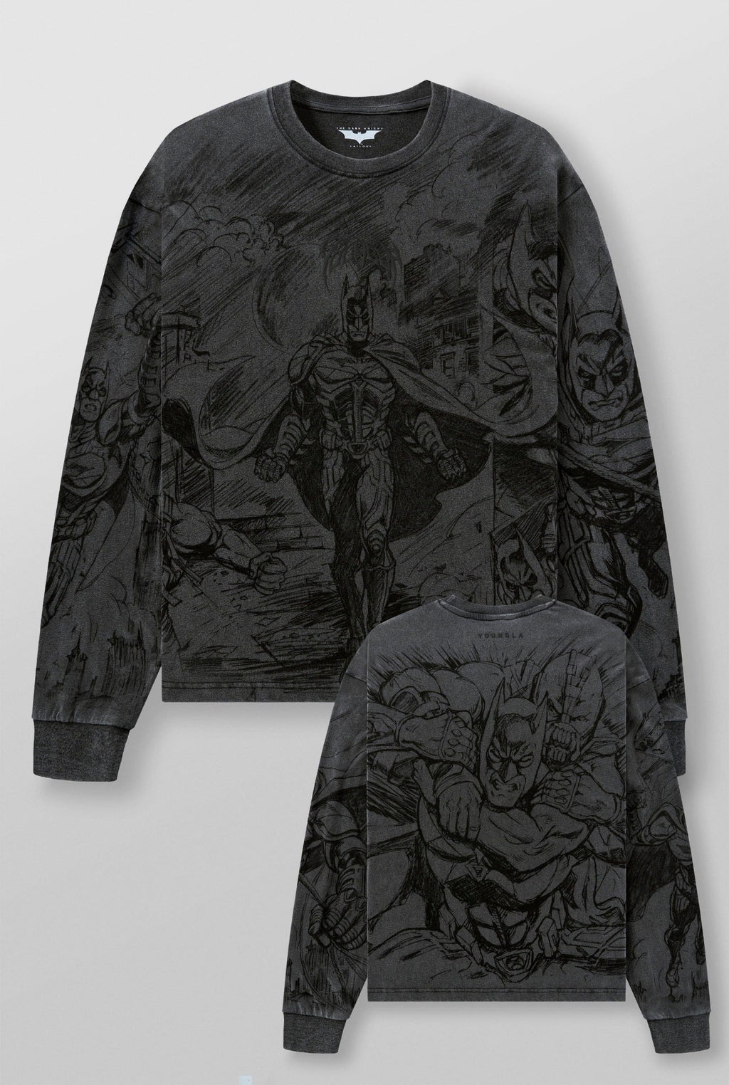 8002 - Batman Comic Longsleeve