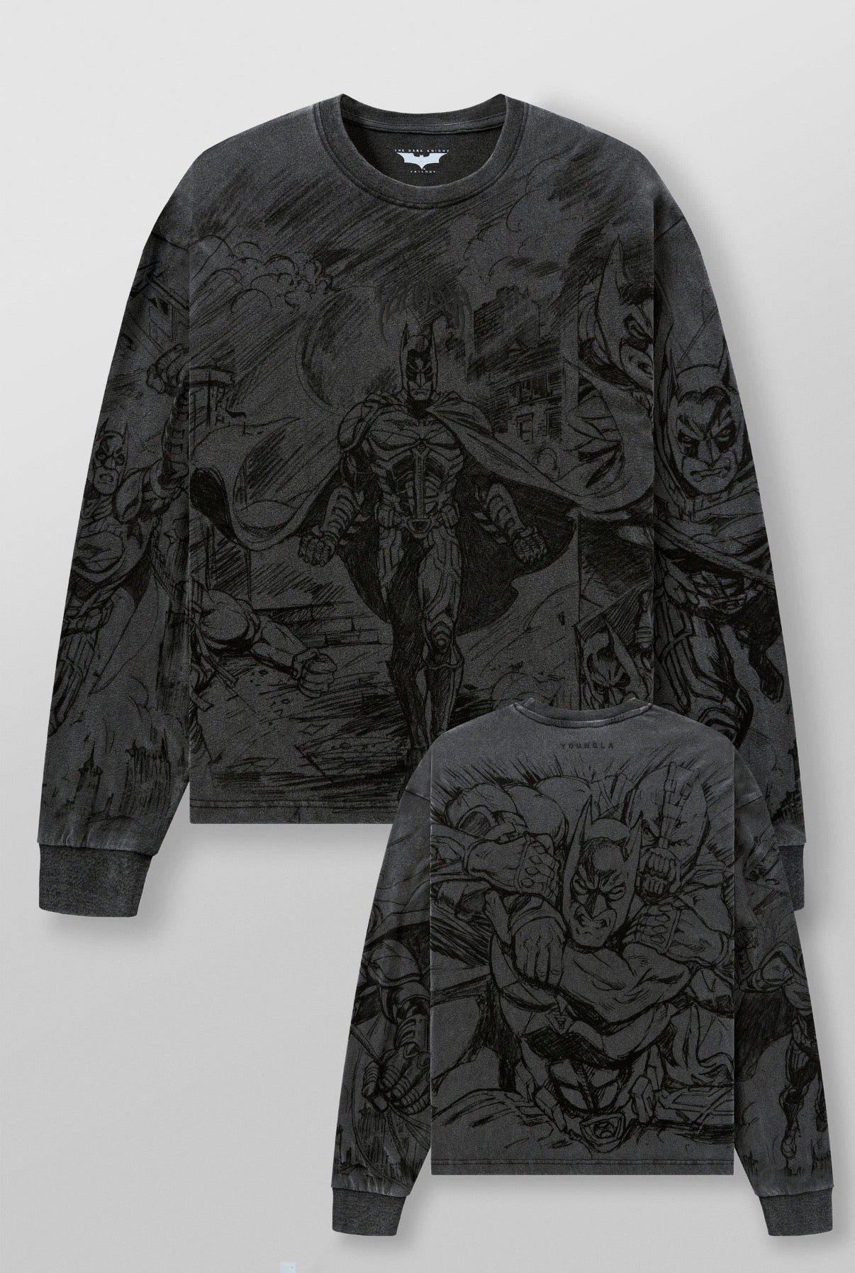 8002 - Batman Comic Longsleeve