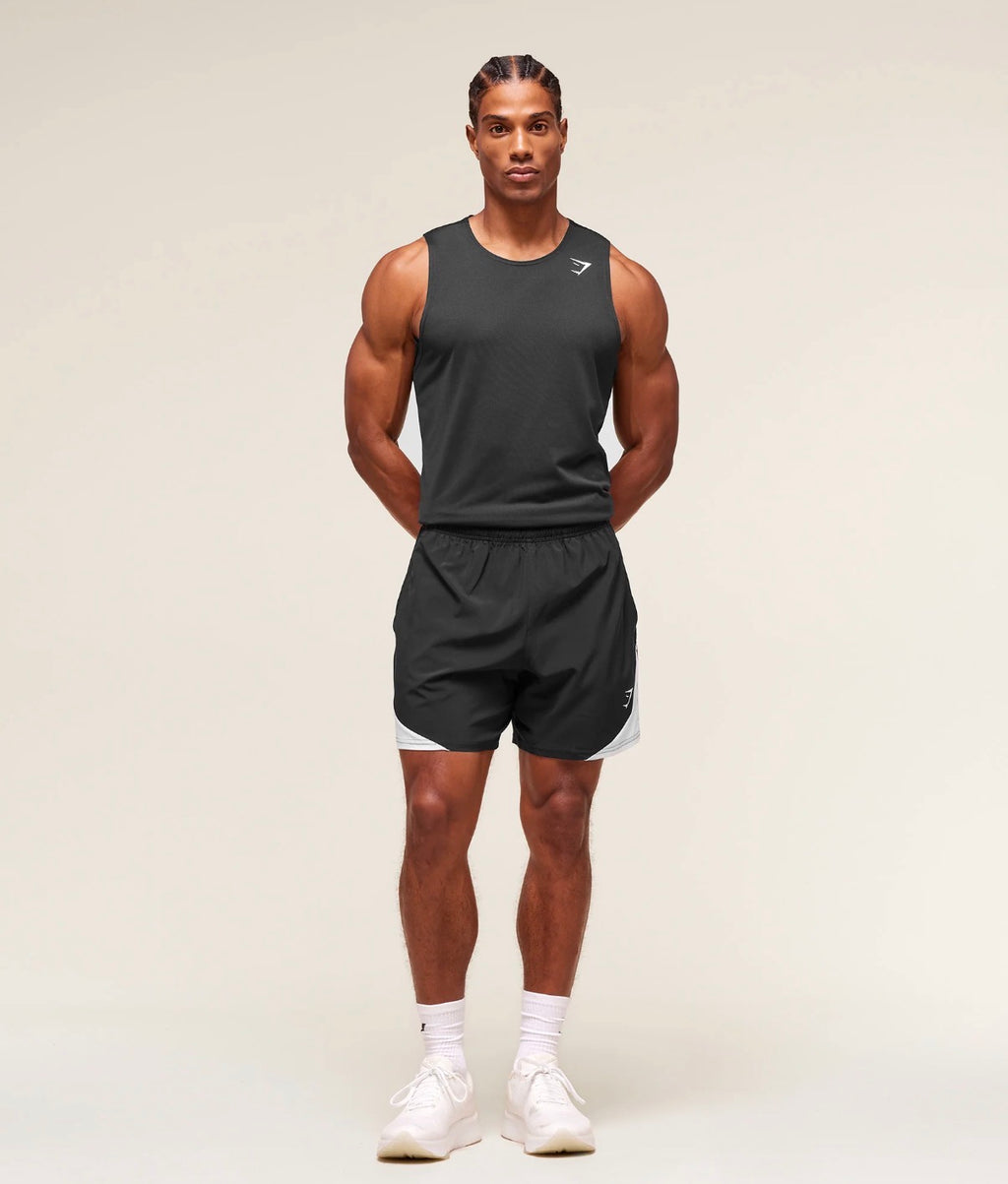 Gymshark Arrival Block 6" Shorts - Black