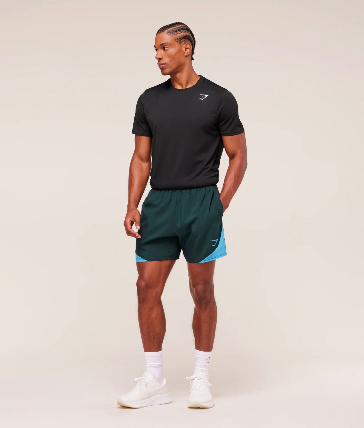 Gymshark Arrival Block 6" Shorts - Black