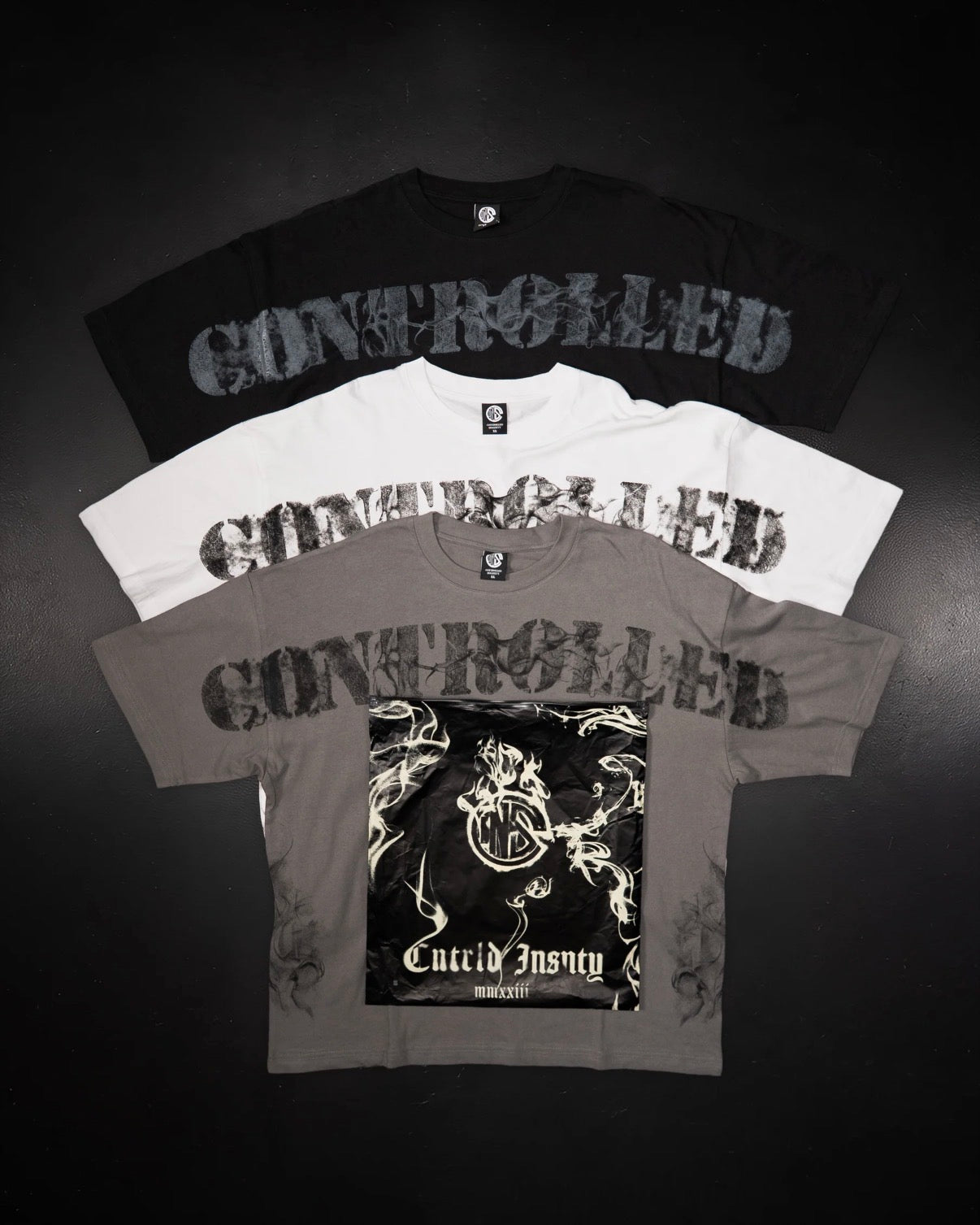 Controlled Insanity Smoke Lightweight Tee