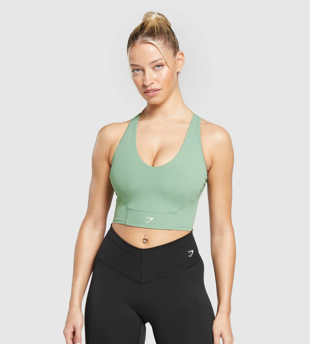 CROP MESH TANK