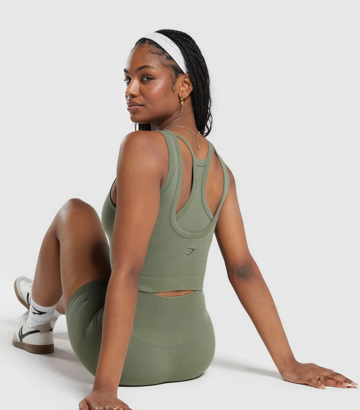 RIBBED COTTON SEAMLESS BODY FIT TANK