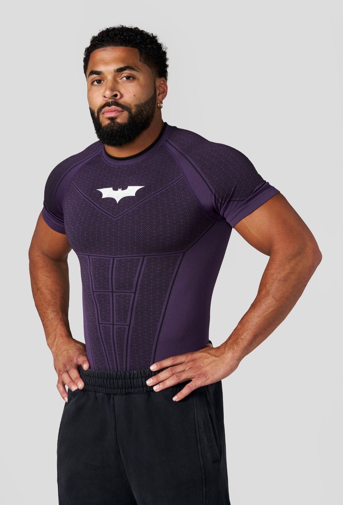 4259 - Batman Compression Tee - Purple (edición limitada)