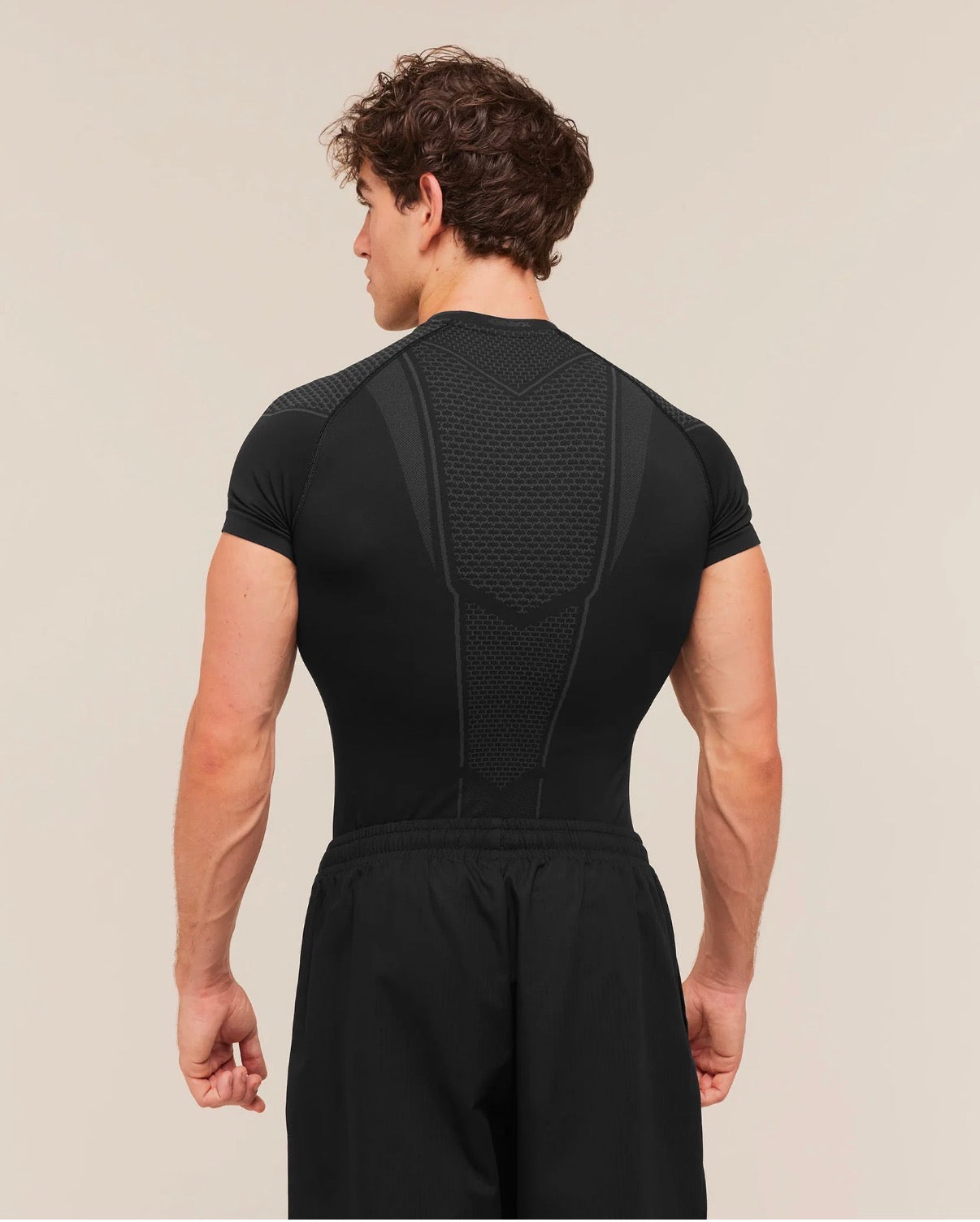 Gymshark Onyx V1 T-Shirt - Black/ Onyx Grey