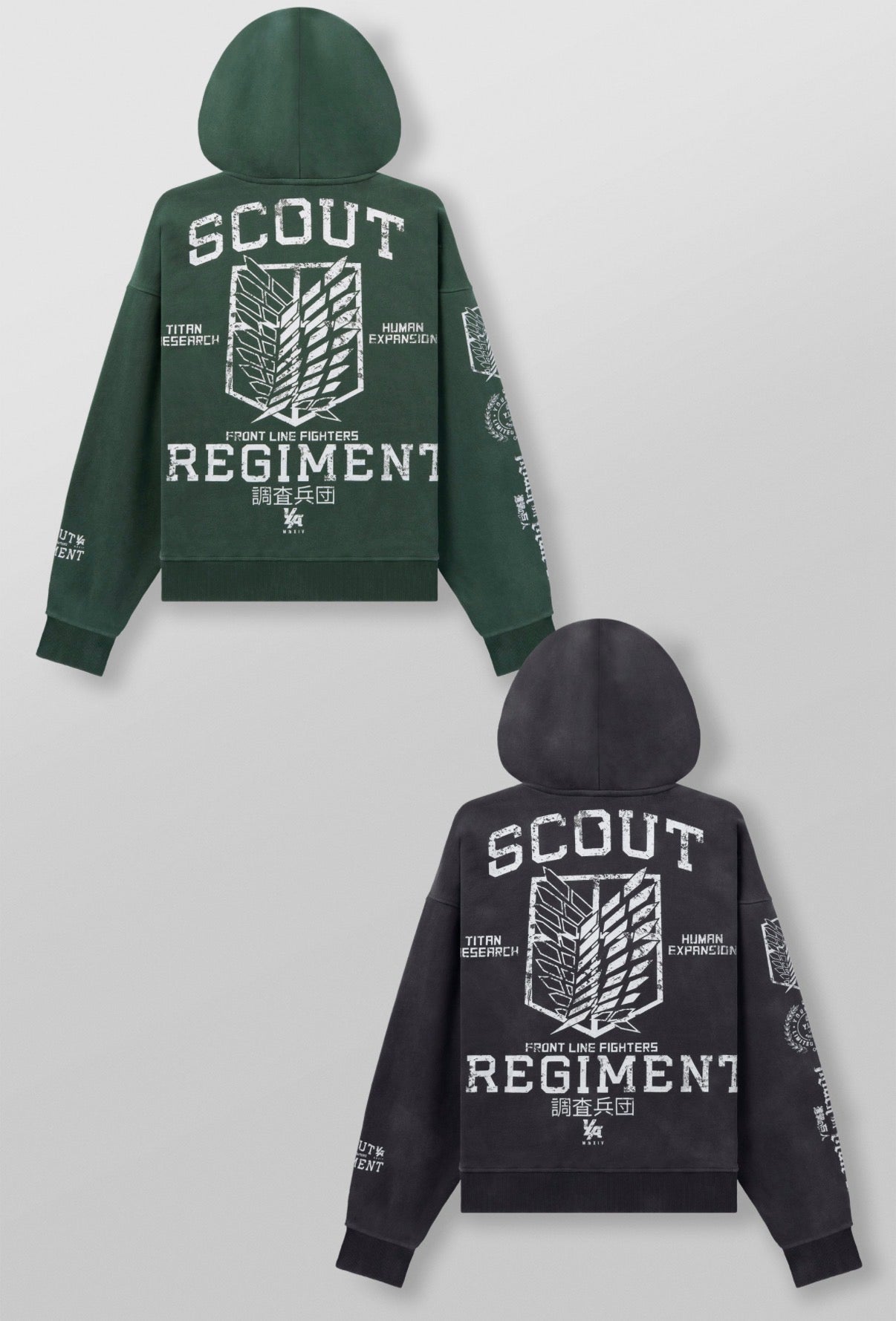 AOT© × YLA Zip-Up Hoodies