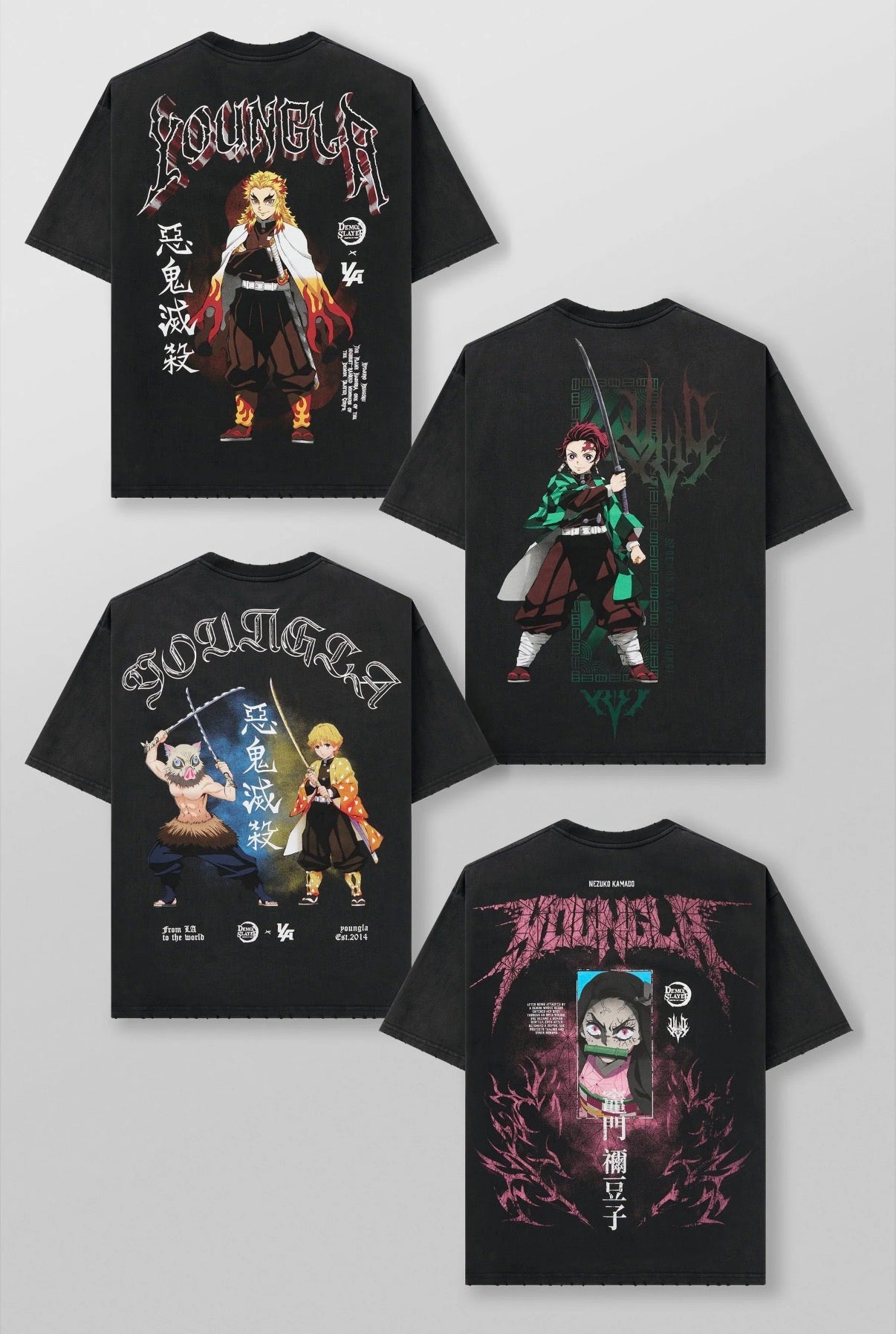4266 - Demon Slayer: Kimetsu no
Yaiba - Character Tees