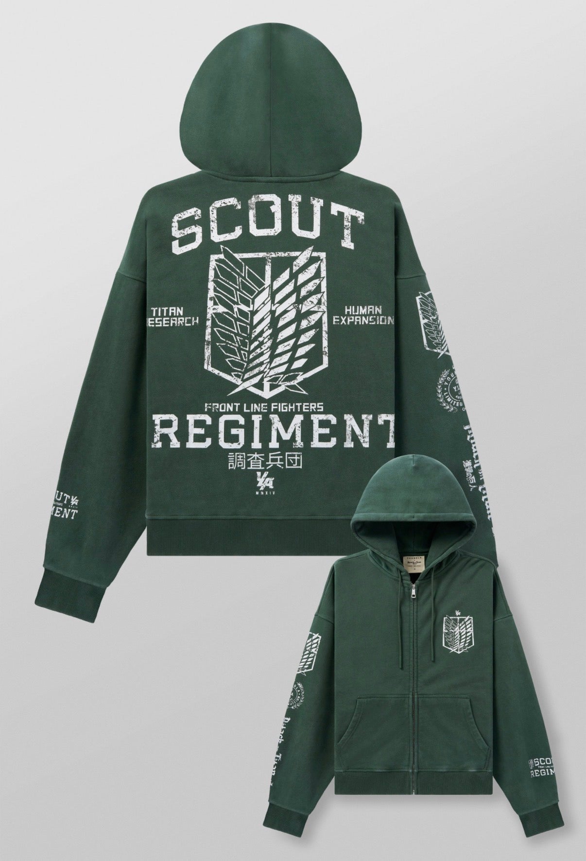 AOT© × YLA Zip-Up Hoodies