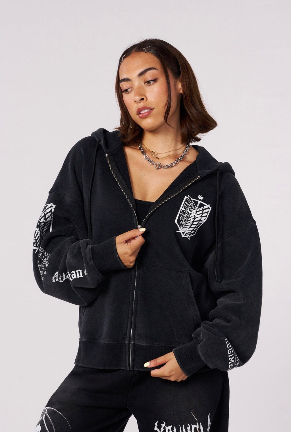 AOT© × YLA Zip-Up Hoodies
