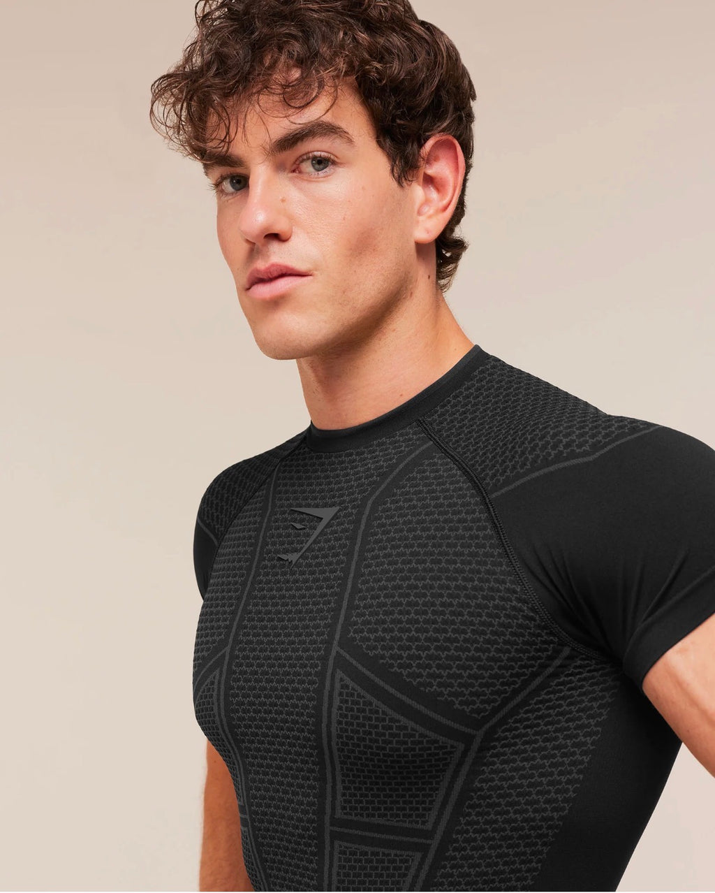 Gymshark Onyx V1 T-Shirt - Black/ Onyx Grey