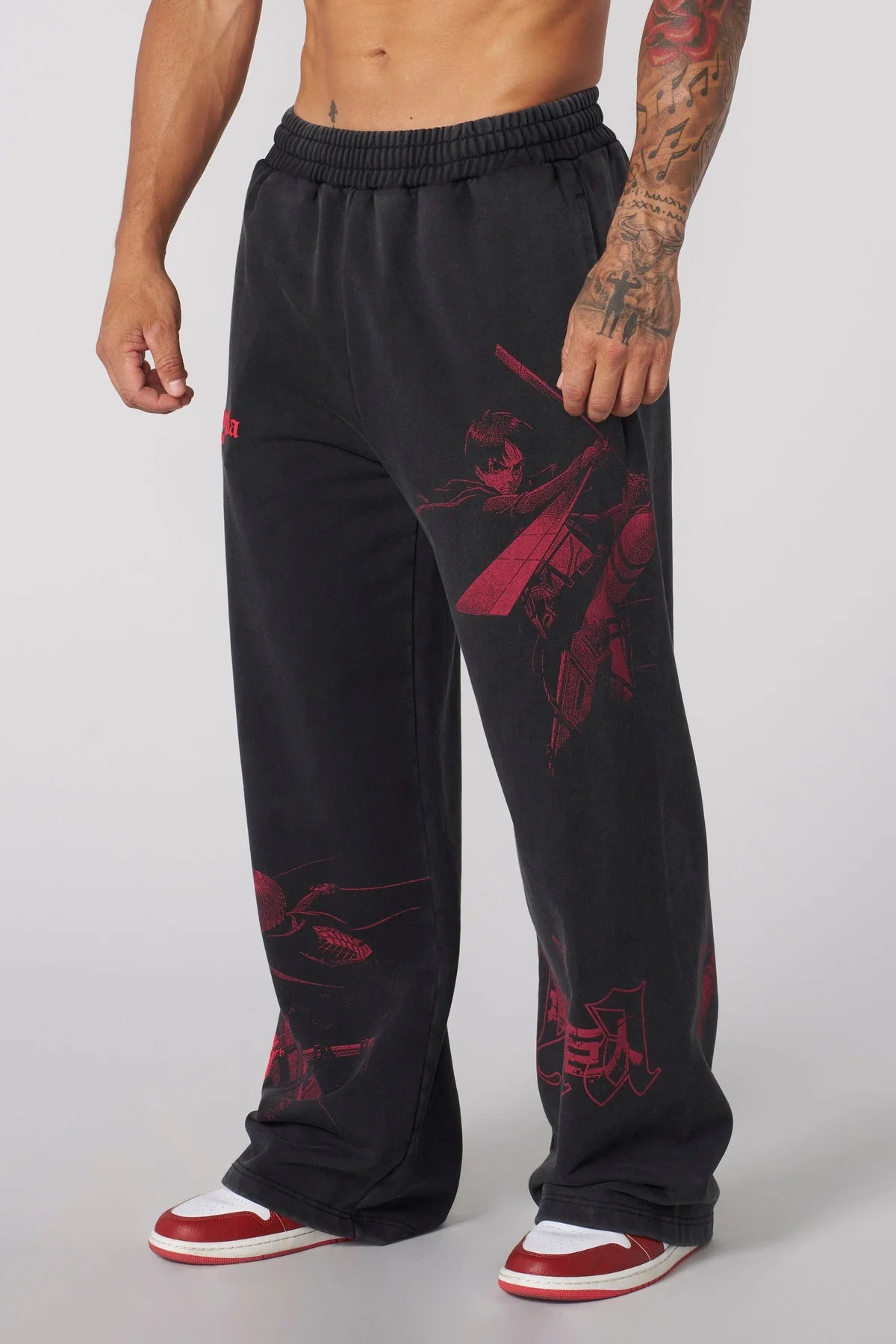 2128 - AOT© x YLA Baggy Joggers (The Hunters)