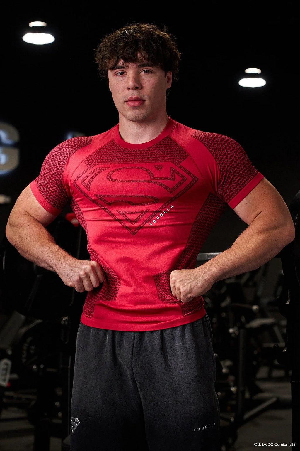 4117- Superman Compression Tees