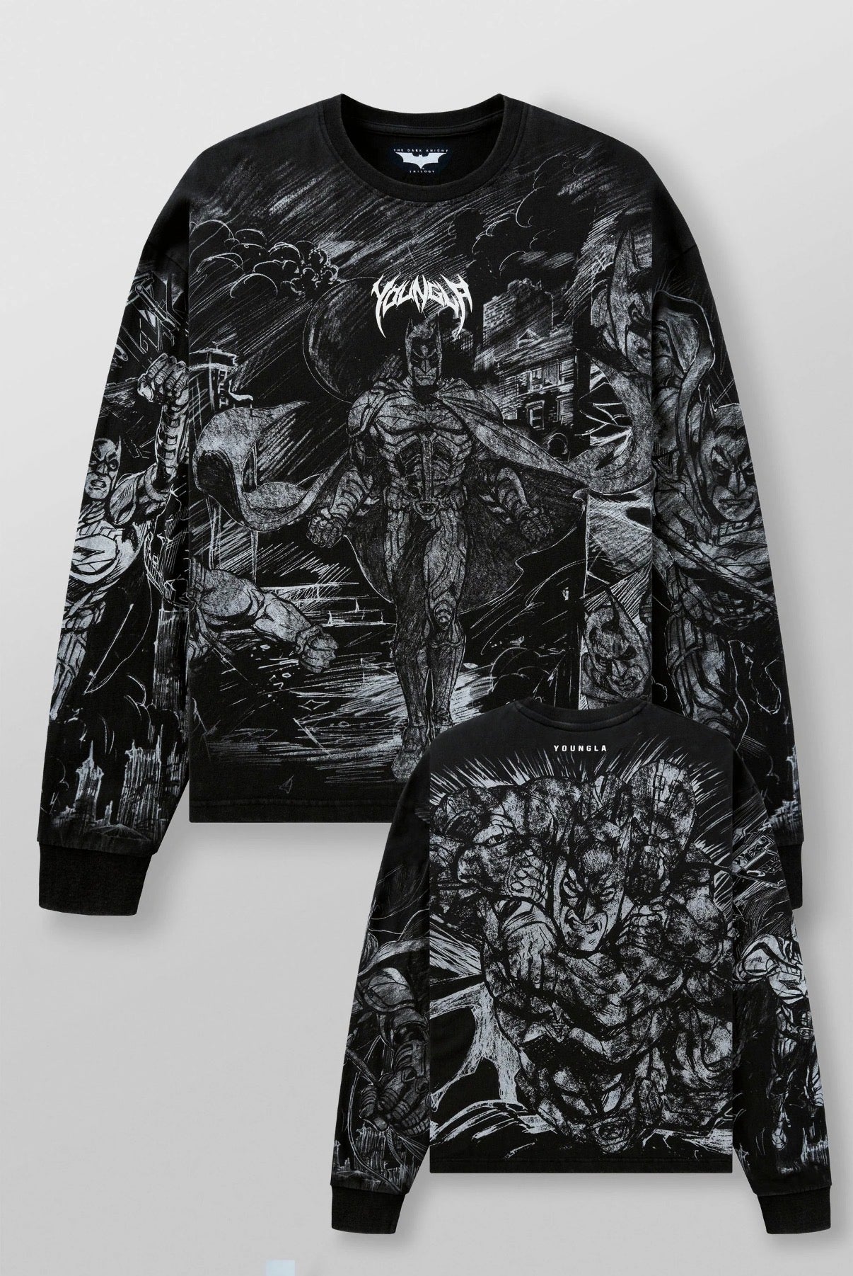 8002 - Batman Comic Longsleeve