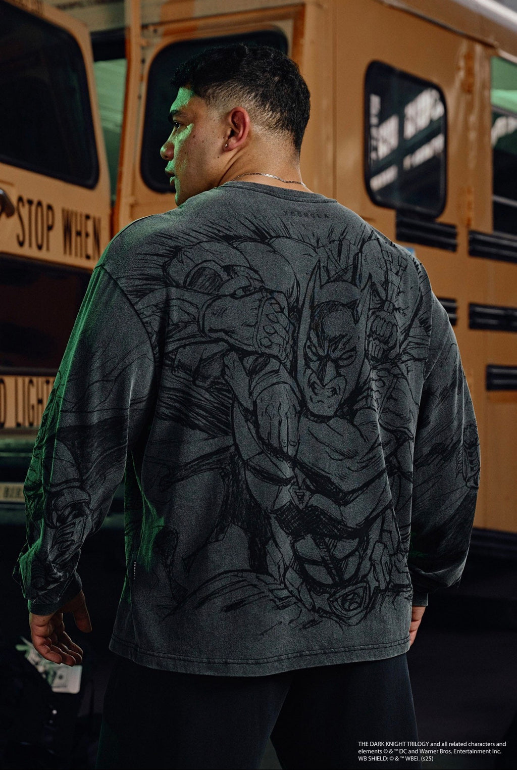 8002 - Batman Comic Longsleeve