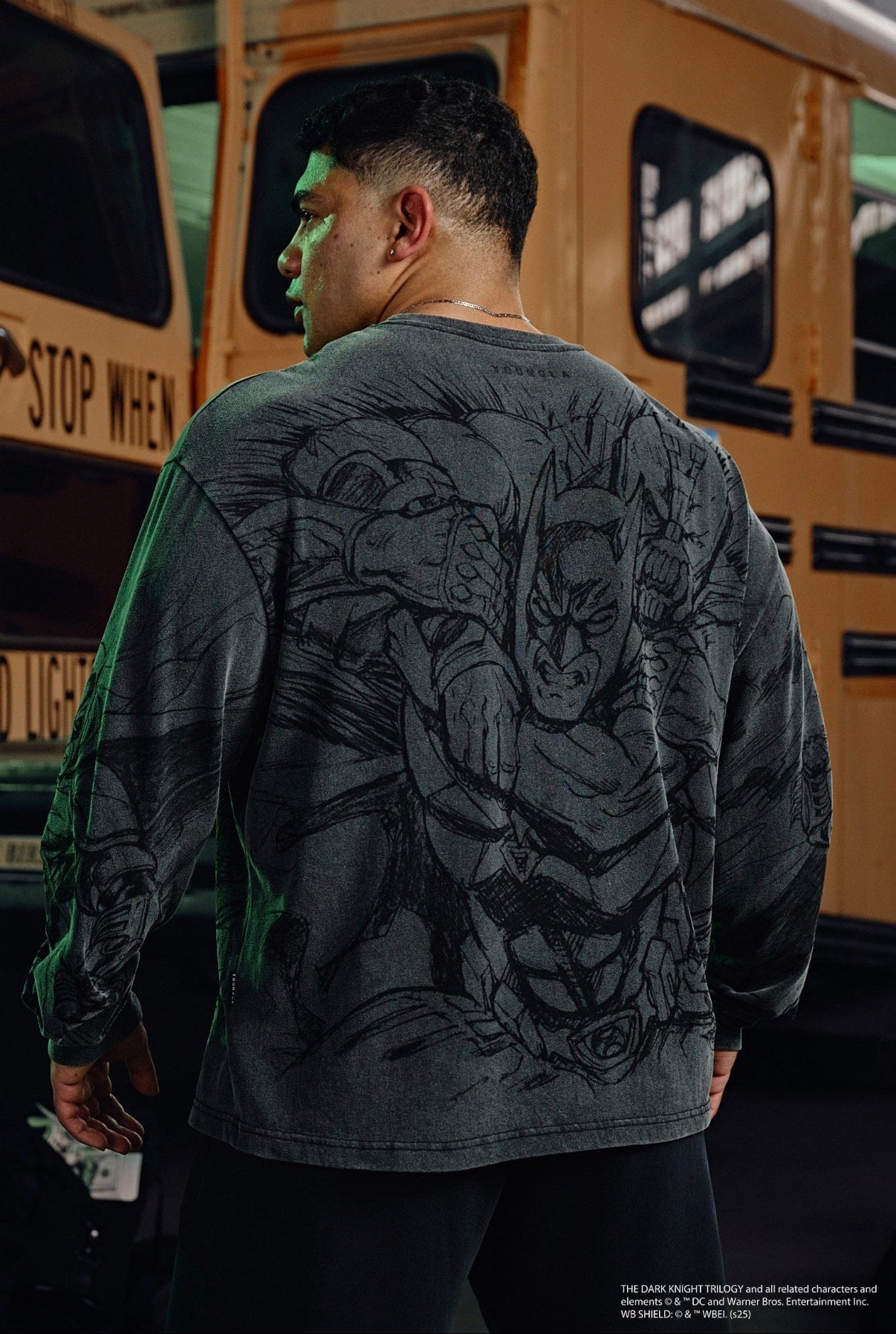 8002 - Batman Comic Longsleeve