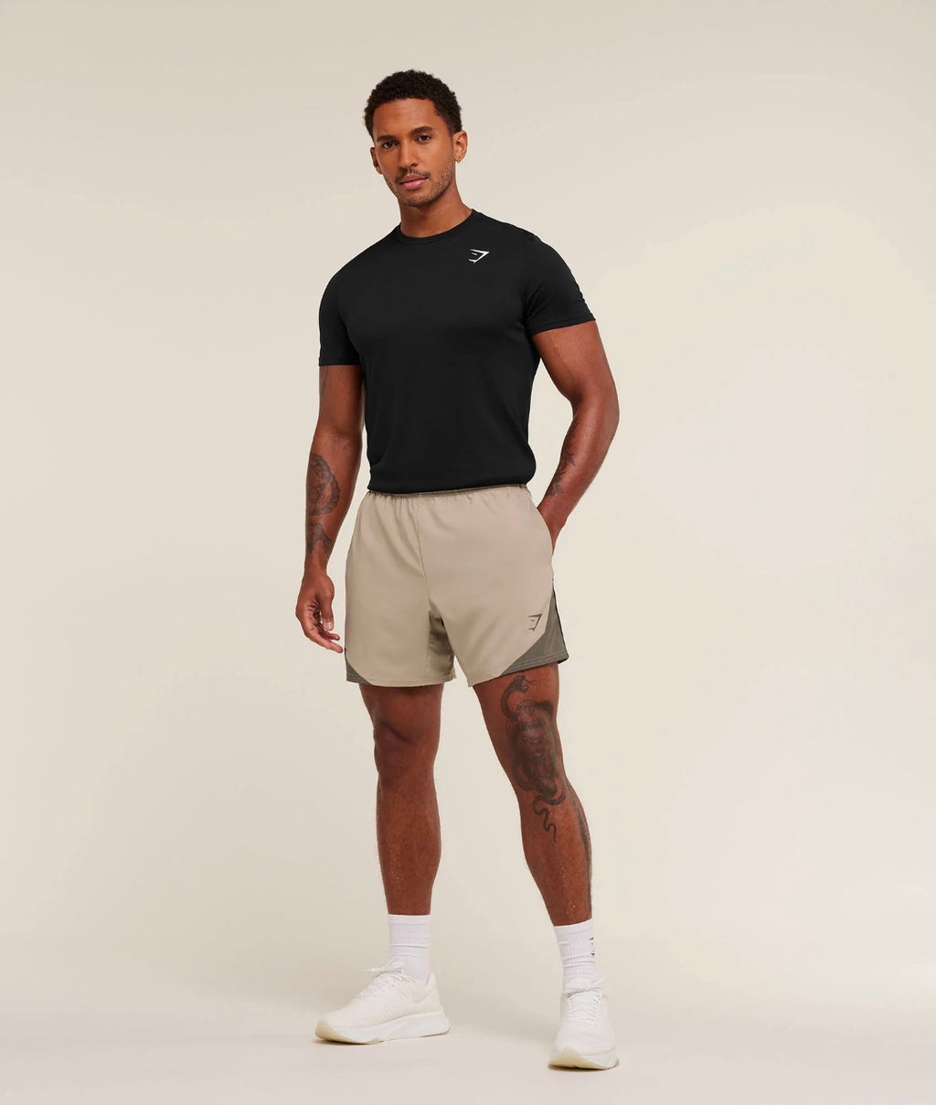Gymshark Arrival Block 6" Shorts - Black