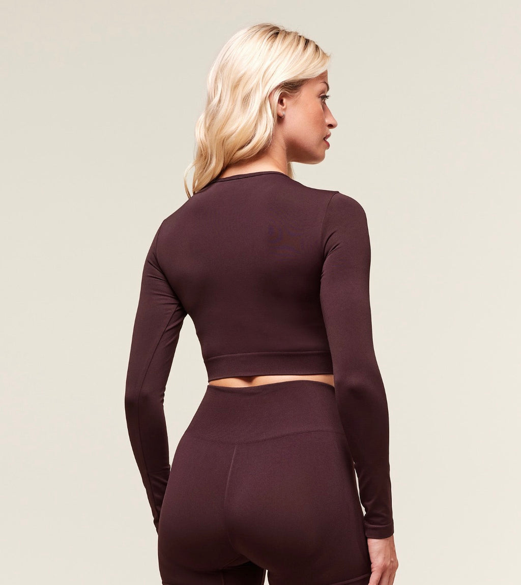 Long Sleeves Crop Top