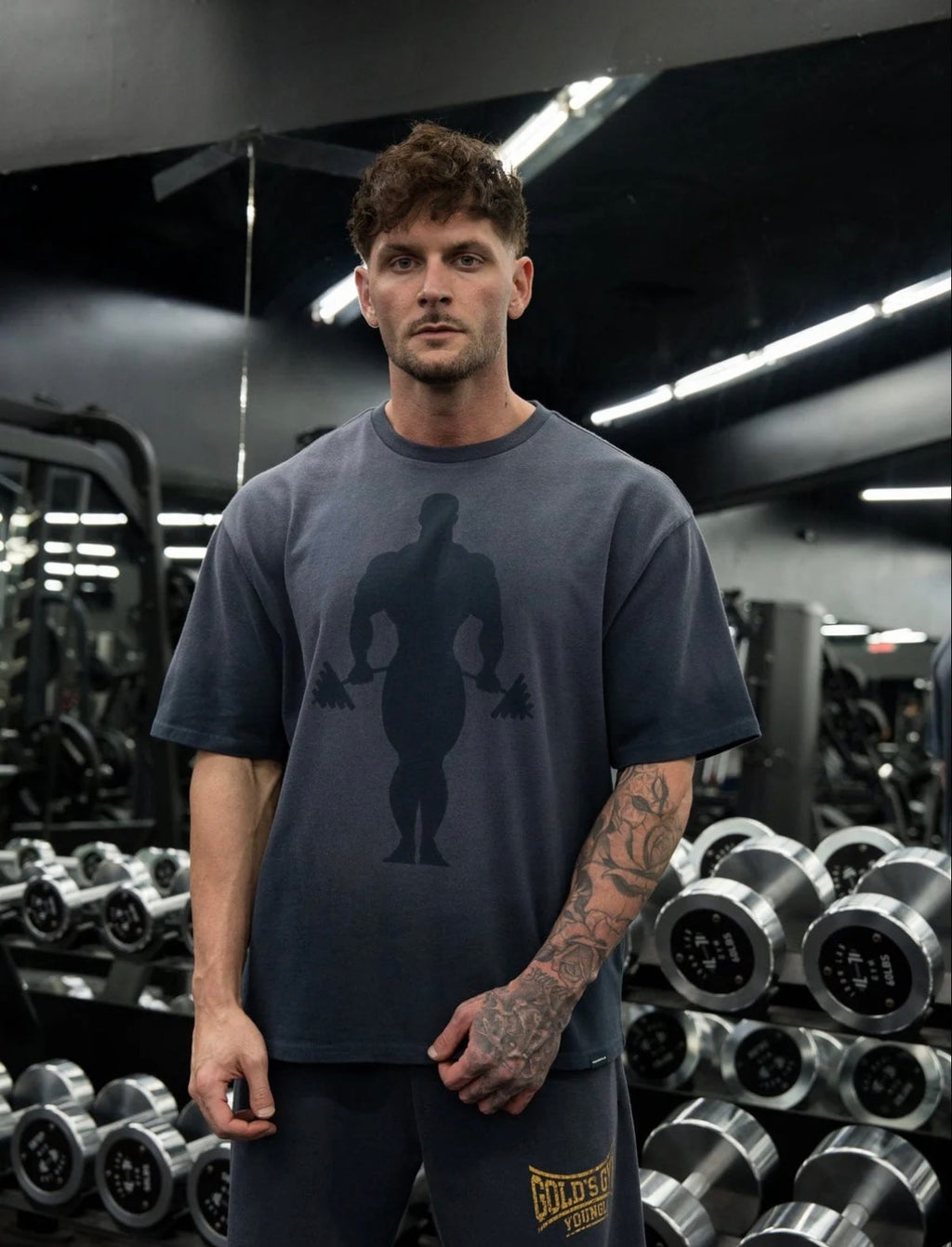 4285 - Gold’s Iron Legacy Shadow Tees